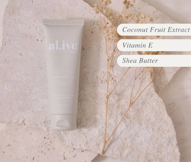 Hand Cream - Sea Cotton & Coconut | Al.ive Body | Body Lotion & Wash | Thirty 16 Williamstown