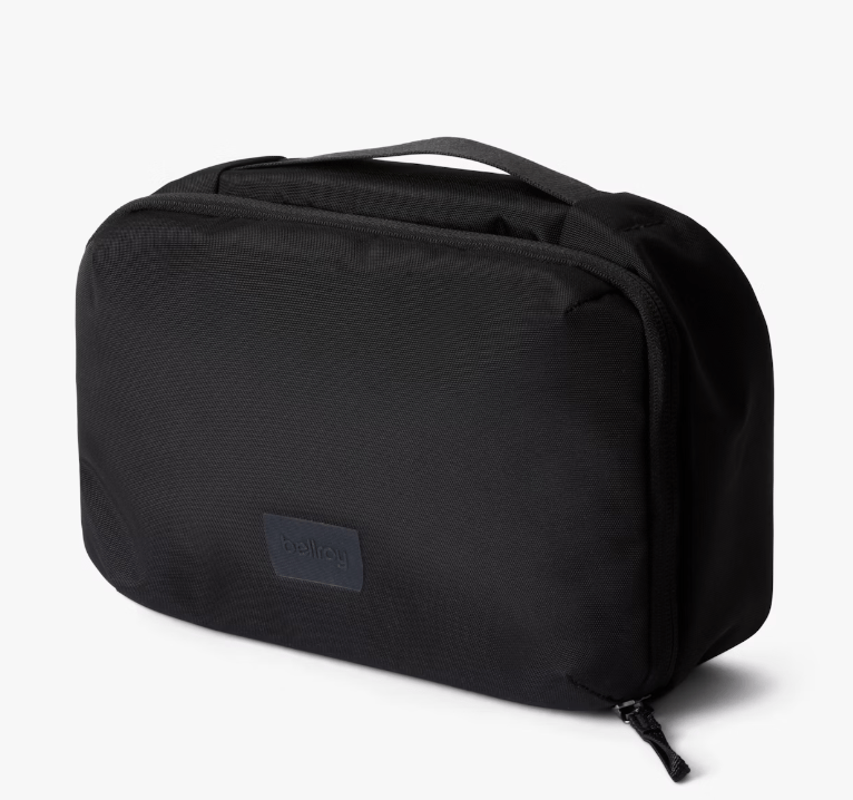 Hanging Toiletry Kit Plus 3L - Black | Bellroy | Men's Grooming & Toiletry Bags | Thirty 16 Williamstown
