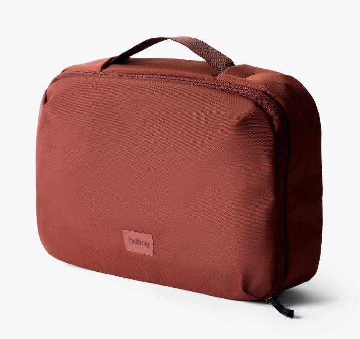 Hanging Toiletry Kit Plus 8L - Clay | Bellroy | Men's Grooming & Toiletry Bags | Thirty 16 Williamstown