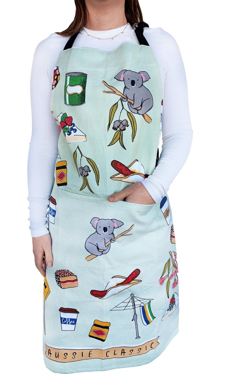 Heavy Drill Apron - Aussie classics | All Gifts Australia | Aprons, Mitts &amp; Tea Towels | Thirty 16 Williamstown