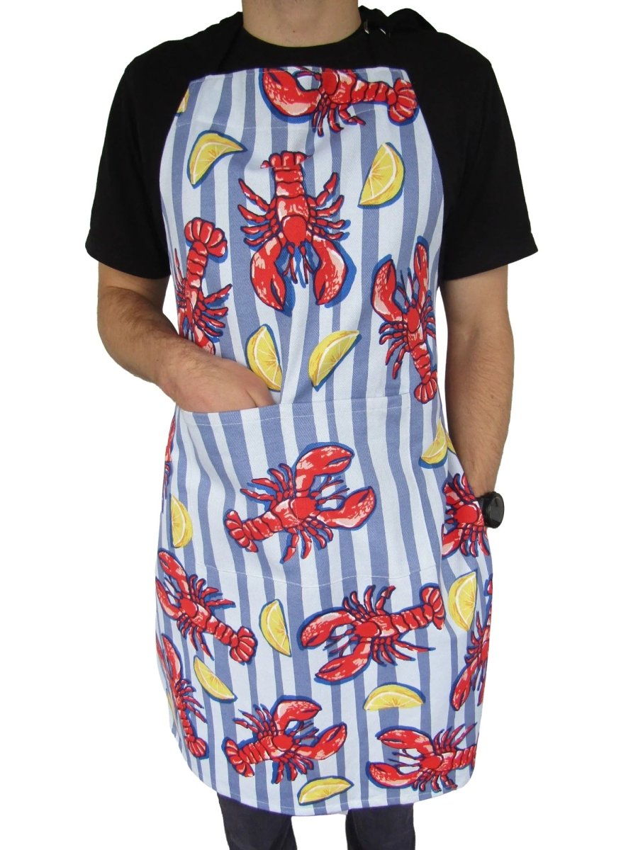 Heavy Drill Apron - Crayfish | All Gifts Australia | Aprons, Mitts &amp; Tea Towels | Thirty 16 Williamstown