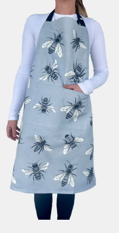 Heavy Drill Apron - Sketch Bees | All Gifts Australia | Aprons, Mitts & Tea Towels | Thirty 16 Williamstown