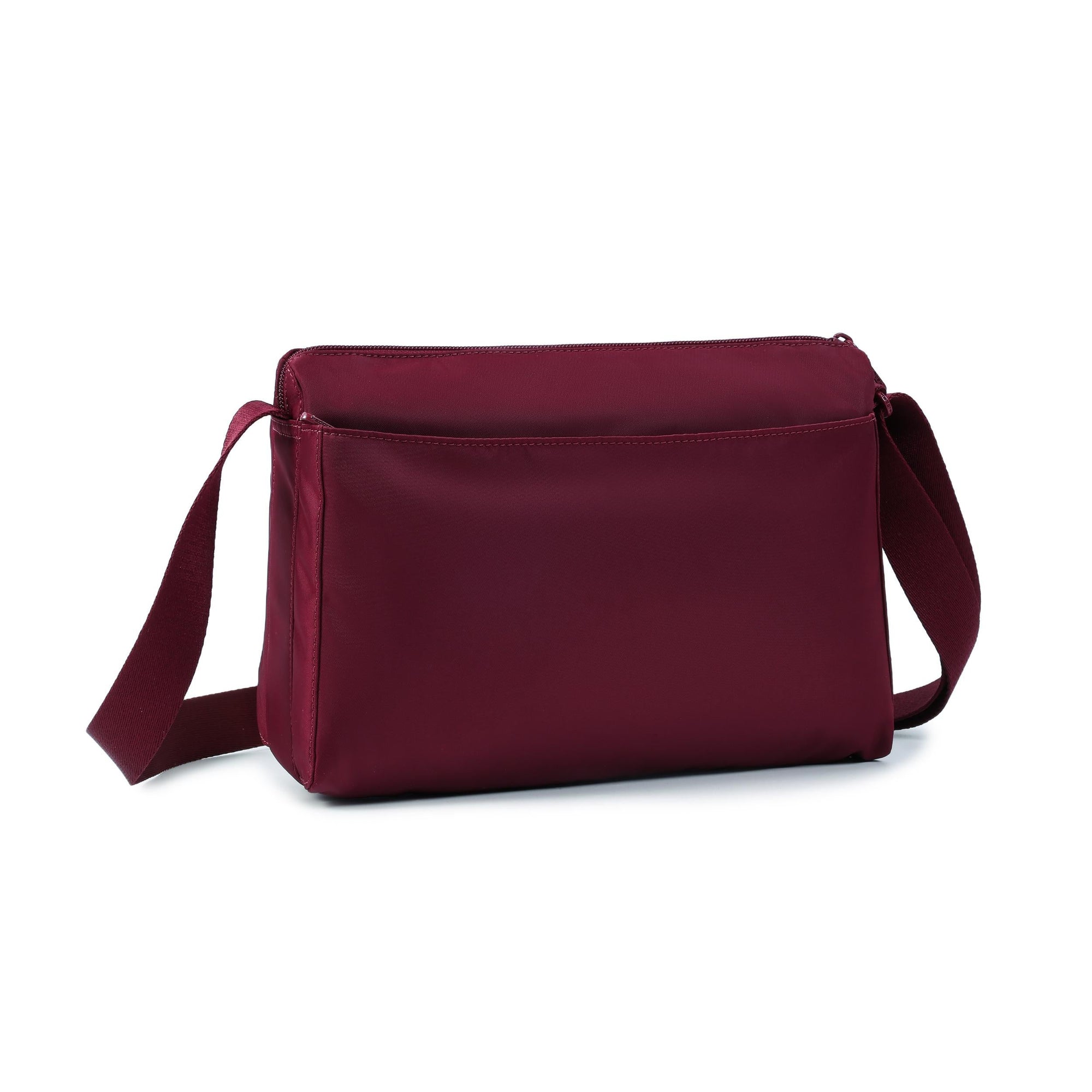 Eye Neo Medium Crossbody Bag RFID - Maroon Banner