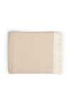 Herringbone Throw - Bisque | Alashan Cashmere | Throws &amp; Rugs | Thirty 16 Williamstown