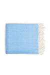 Herringbone Throw - Carolina Blue | Alashan Cashmere | Throws &amp; Rugs | Thirty 16 Williamstown