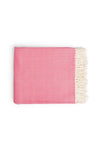 Herringbone Throw - Coral Island | Alashan Cashmere | Throws &amp; Rugs | Thirty 16 Williamstown
