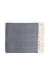 Herringbone Throw - Onyx | Alashan Cashmere | Throws &amp; Rugs | Thirty 16 Williamstown