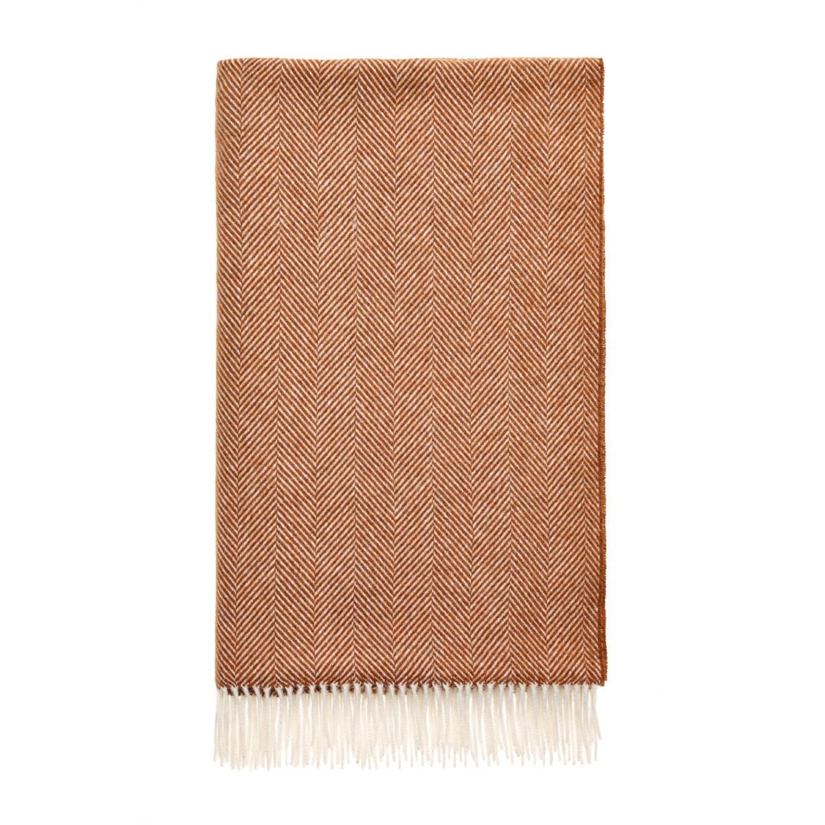 Herringbone Throw - Rust | Bronte By Moon | Throws &amp; Rugs | Thirty 16 Williamstown