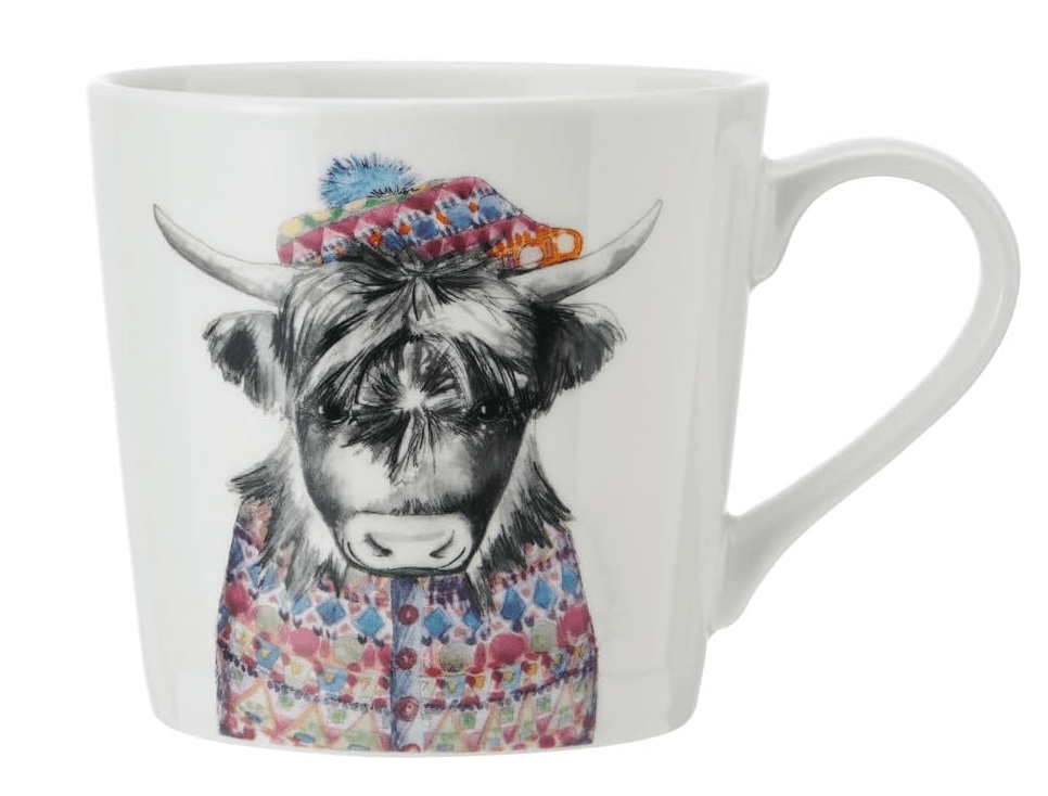 Highland Cow Print Mug 380ml | Mikasa X Tipperleyhill | Mugs &amp; Cups | Thirty 16 Williamstown