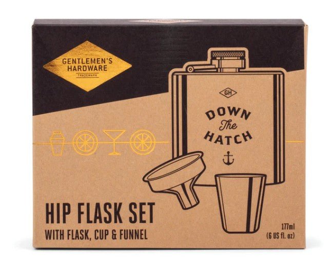 Hip Flask Set | Gentlemen's Hardware | Men's Accessories | Thirty 16 Williamstown
