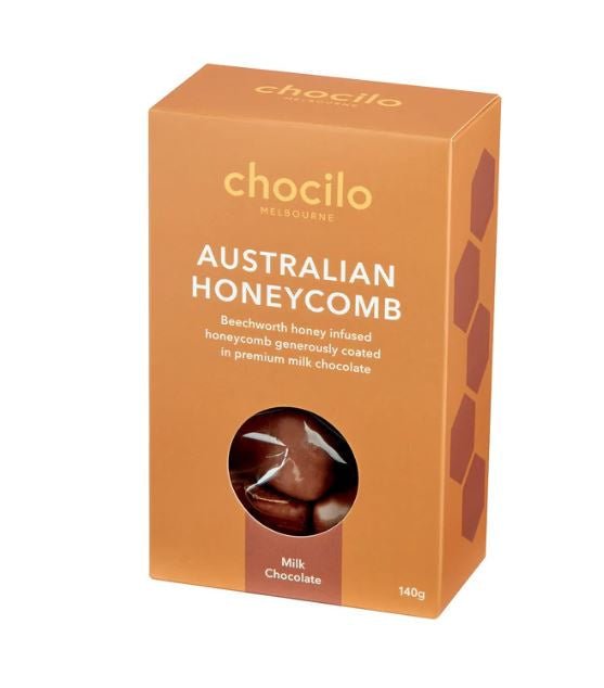 Honeycomb in Milk Chocolate Gift Box - 140g | Chocilo | Confectionery | Thirty 16 Williamstown