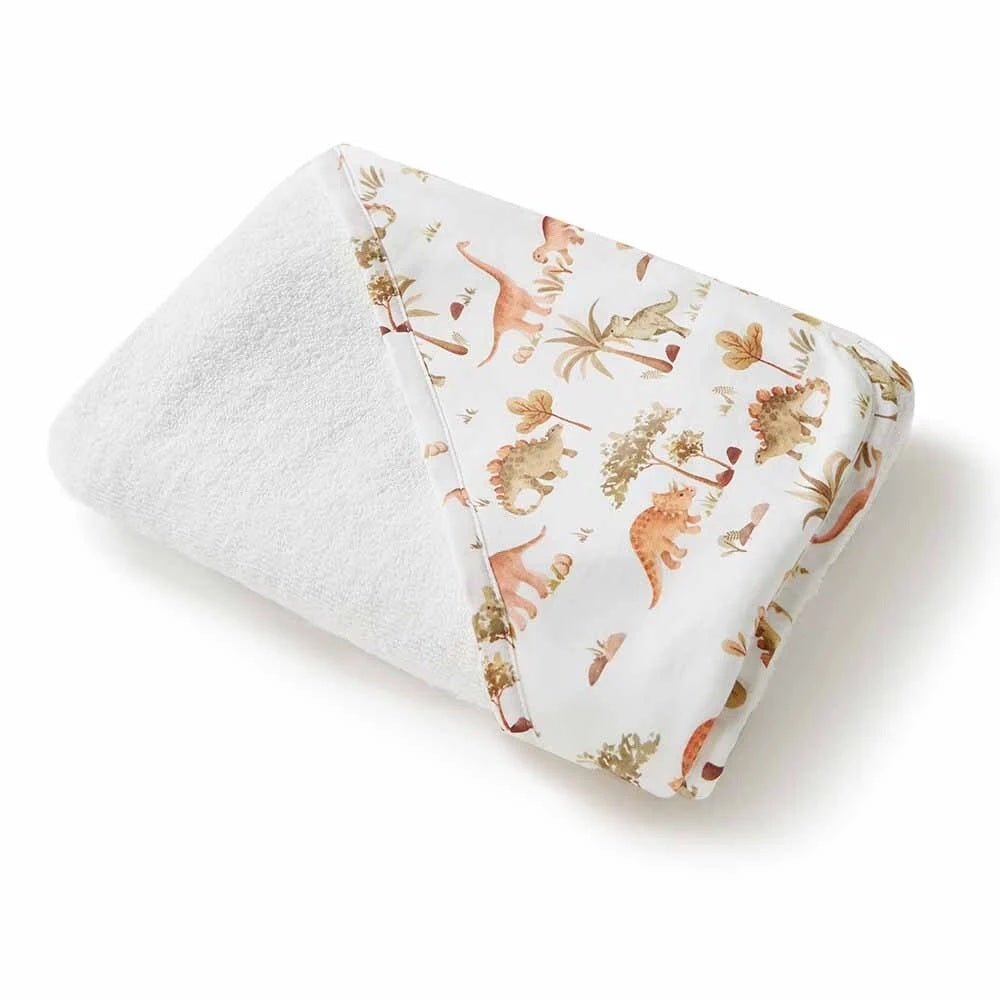 Hooded Towel - Dino | Snuggle Hunny | Bath Time | Thirty 16 Williamstown