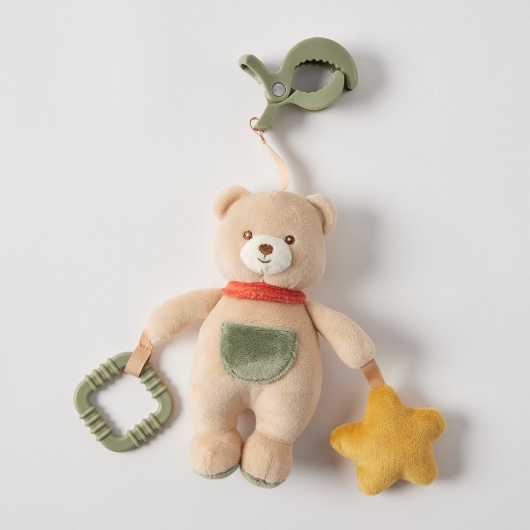 Hugglies Bear Clip - On Toy | Jiggle & Giggle | Stacking/Activity Toys | Thirty 16 Williamstown