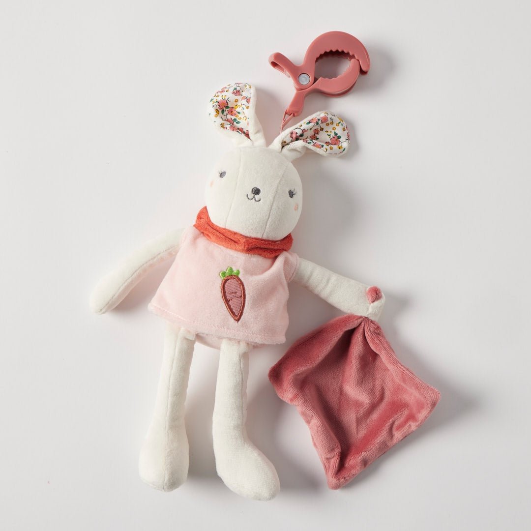 Hugglies Bunny Clip - On Toy | Jiggle &amp; Giggle | Stacking/Activity Toys | Thirty 16 Williamstown