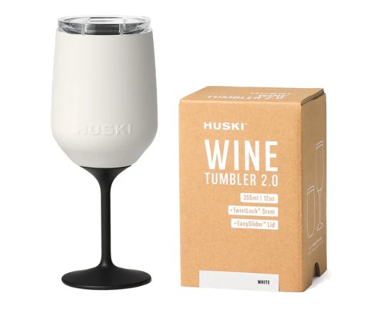 Huski Wine Tumbler 2.0 - White | Huski | Travel Mugs &amp; Drink Bottles | Thirty 16 Williamstown