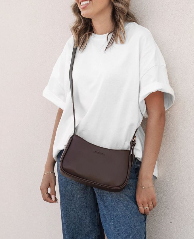 Ivy Shoulder Bag - Chocolate | Louenhide | Women&#39;s Accessories | Thirty 16 Williamstown