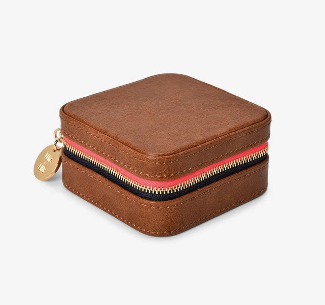 Jewellery Case - Tan Pebble | Elms + King | Accessories | Thirty 16 Williamstown