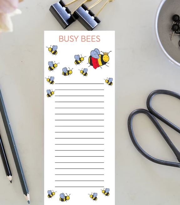 Jotter - Busy Bees | All Gifts Australia | Magnets & Jotters | Thirty 16 Williamstown