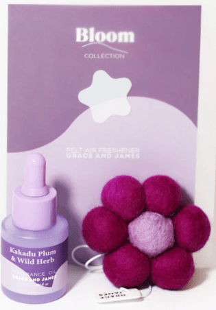 Kakadu Plum & Wild Herb - Felt Air Freshener | Grace and James | Home Fragrances | Thirty 16 Williamstown