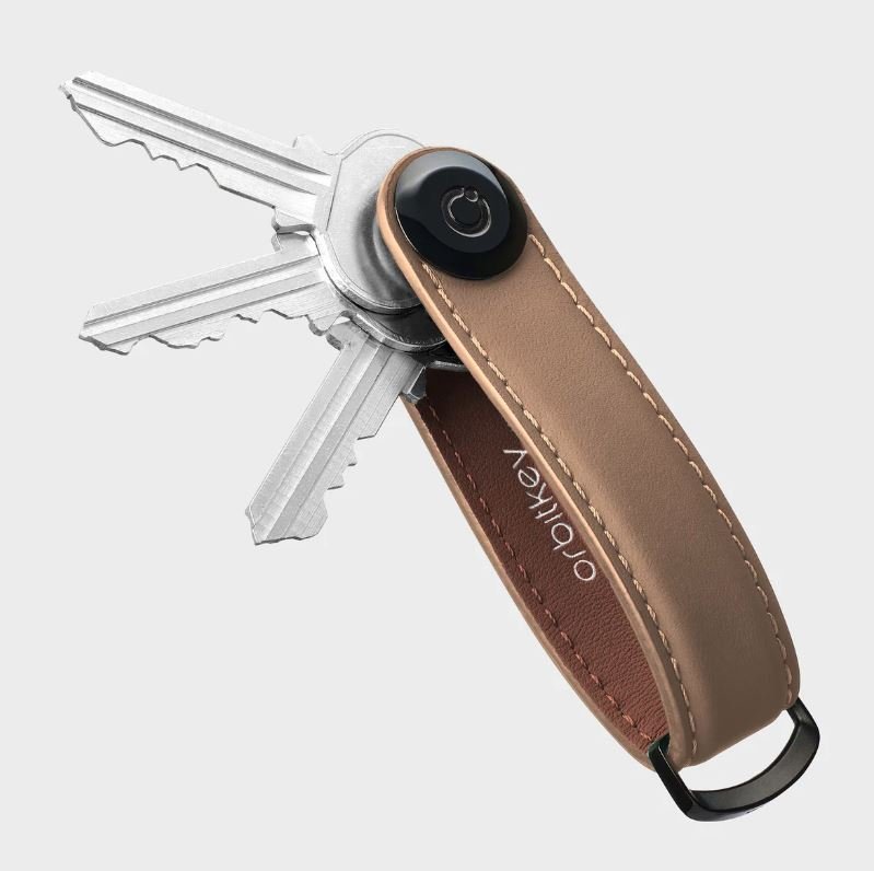 Key Organiser MATT Leather - Mocha | Orbitkey | Accessories | Thirty 16 Williamstown