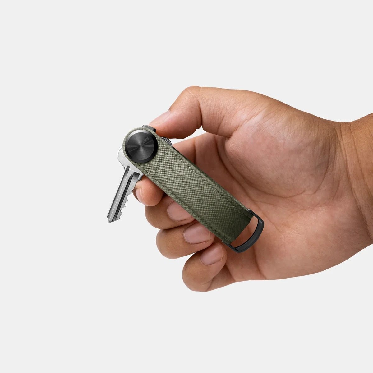 Key Organiser Pro Saffiano Leather - Olive | Orbitkey | Accessories | Thirty 16 Williamstown