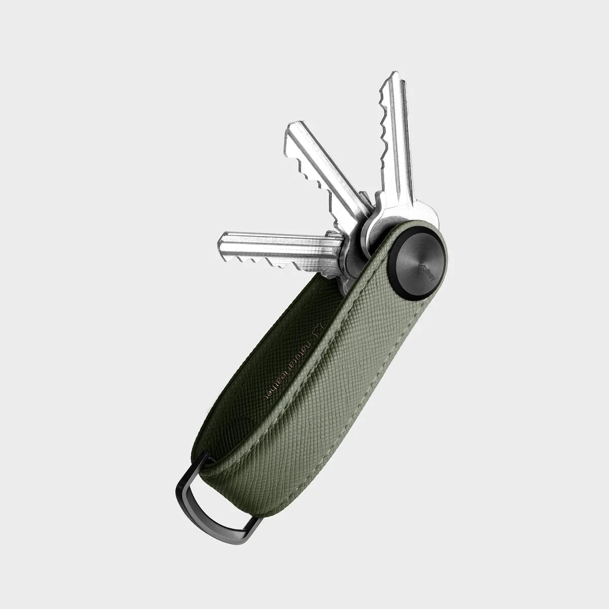 Key Organiser Pro Saffiano Leather - Olive | Orbitkey | Accessories | Thirty 16 Williamstown