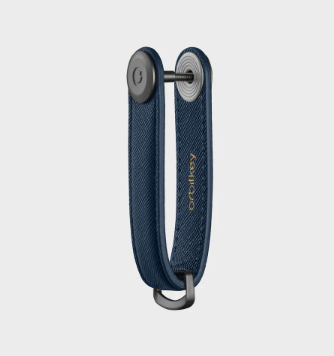 Key Organiser Saffiano Leather - Oxford Navy | Orbitkey | Accessories | Thirty 16 Williamstown
