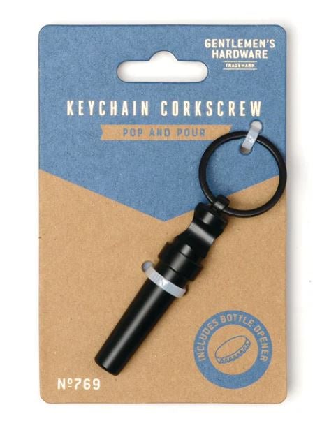 Keychain Corkscrew | Gentlemen's Hardware | Men's Accessories | Thirty 16 Williamstown