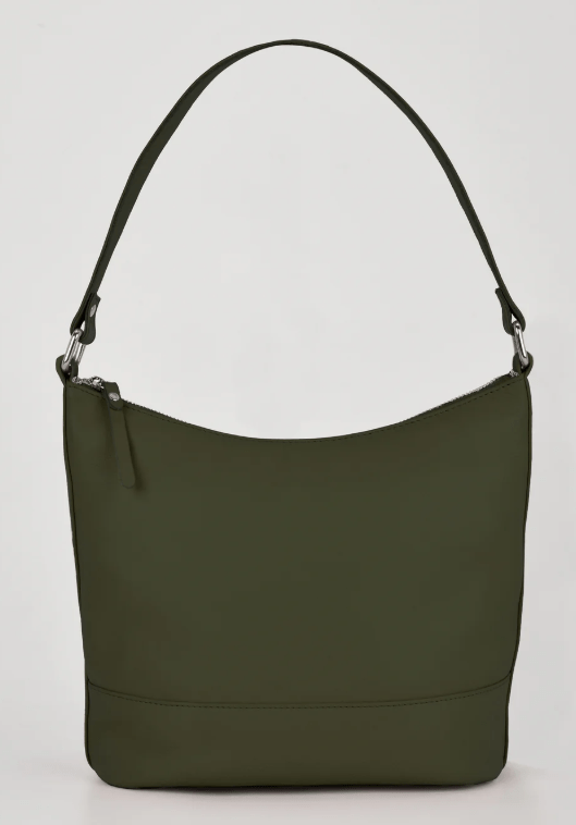 Kirsten Leather Bucket Shoulder Bag - Olive | Gabee | Leather Bags | Thirty 16 Williamstown