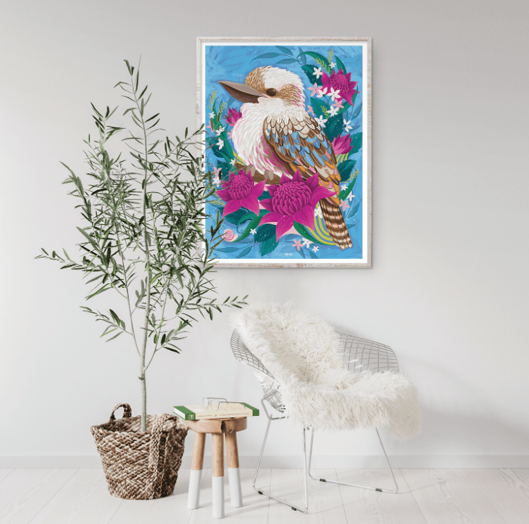 Kookaburra's Perch 1000pc Wall Jigsaw Puzzle | Diesel & Dutch | Jigsaw Puzzles | Thirty 16 Williamstown