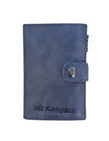 Kompact Premium Leather RFID - Colbalt/Navy