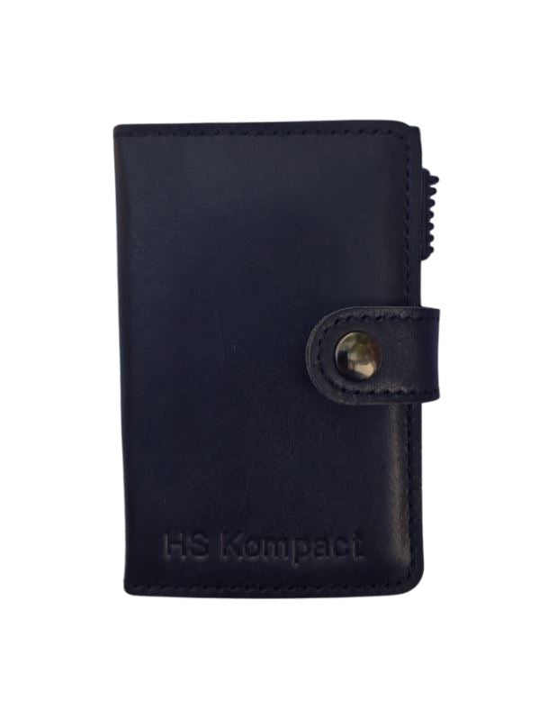 Kompact Premium Leather RFID - Black