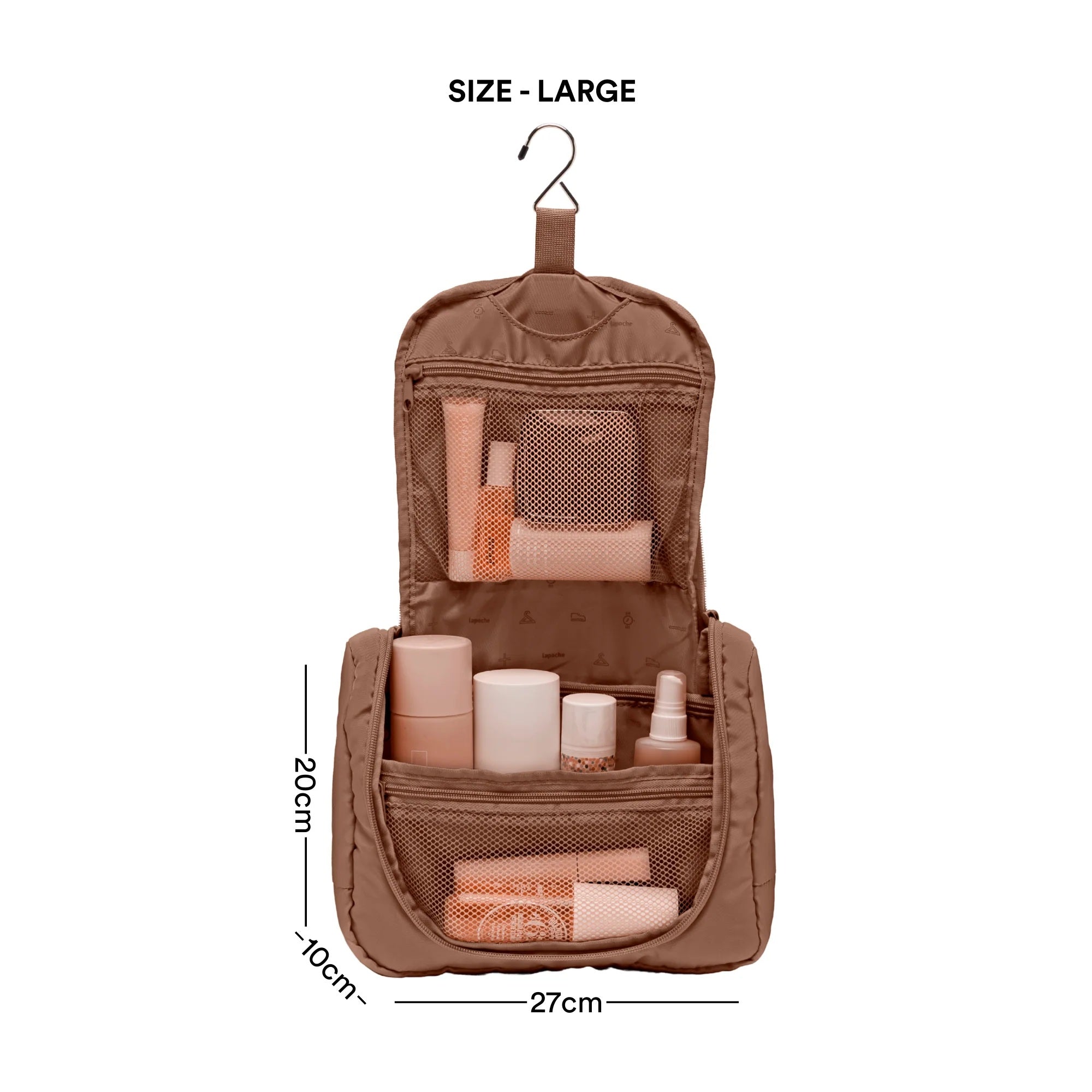 Toiletry Organiser Large - Mocha