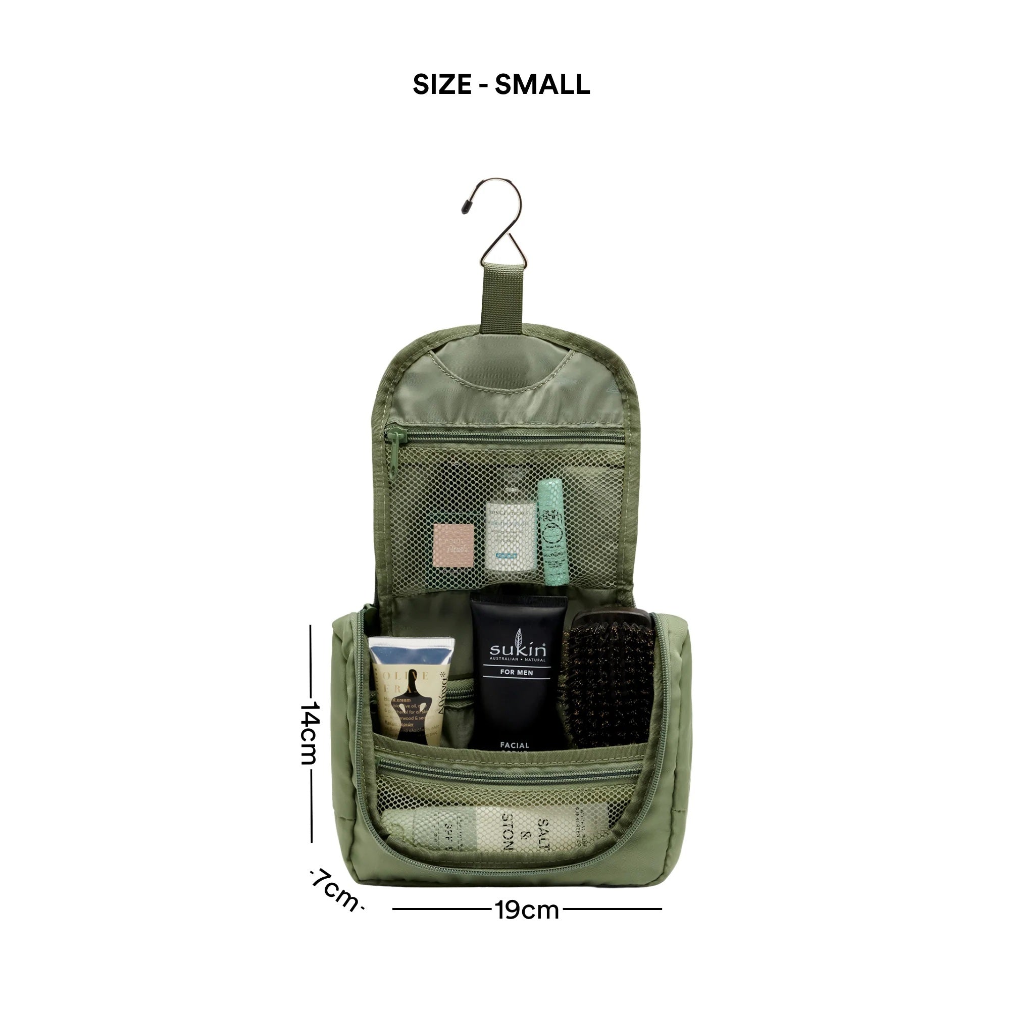 Toiletry Organiser Small - Olive