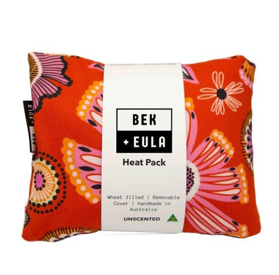 Large Heat Pack - Retro Orange | Bek + Eula | Heat Packs, Eye Pillows & Masks | Thirty 16 Williamstown