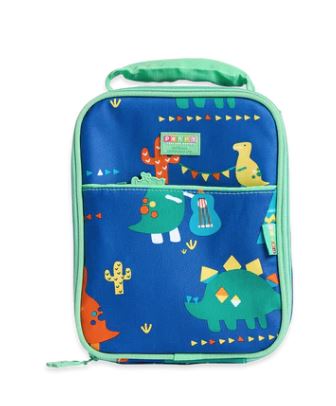 Large Lunch / Bento Cooler Bag - Dino Rock | Penny Scallan | Lunch Boxes & Drink Bottles | Thirty 16 Williamstown