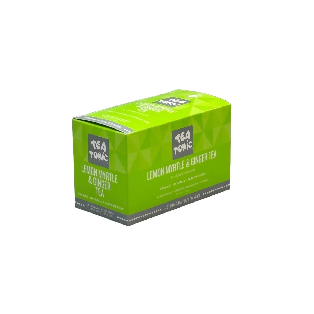 Lemon Myrtle and Ginger Tea - 20 Teabags Box Organic | Tea Tonic | Tea &amp; Accessories | Thirty 16 Williamstown