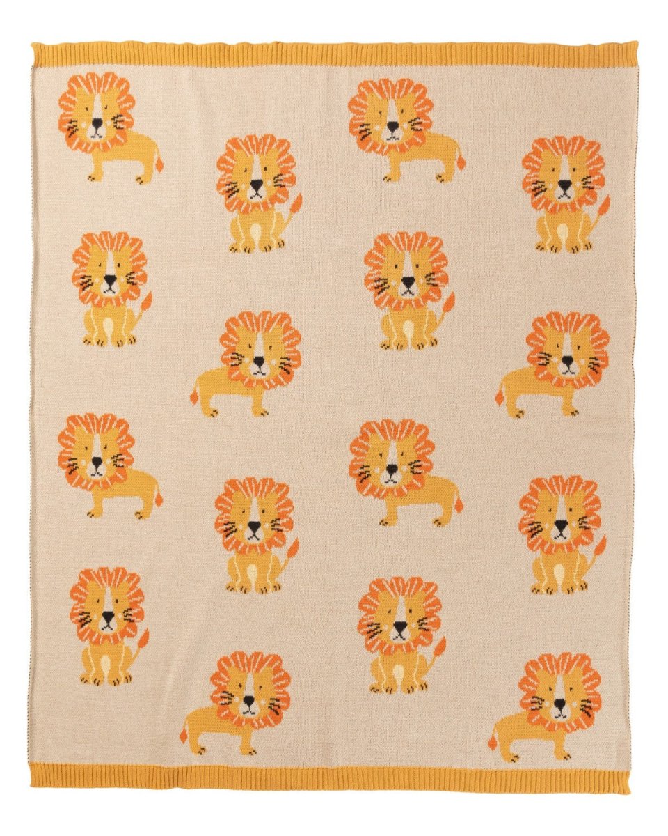 Leo Lion Baby Blanket | Indus | Bedding, Blankets & Swaddles | Thirty 16 Williamstown