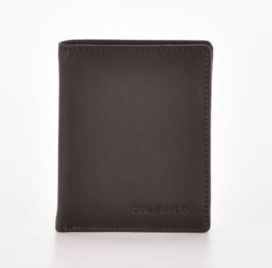 Lever Leather RFID Safe Wallet - Brown | Cobb &amp; Co | Men's Wallets | Thirty 16 Williamstown