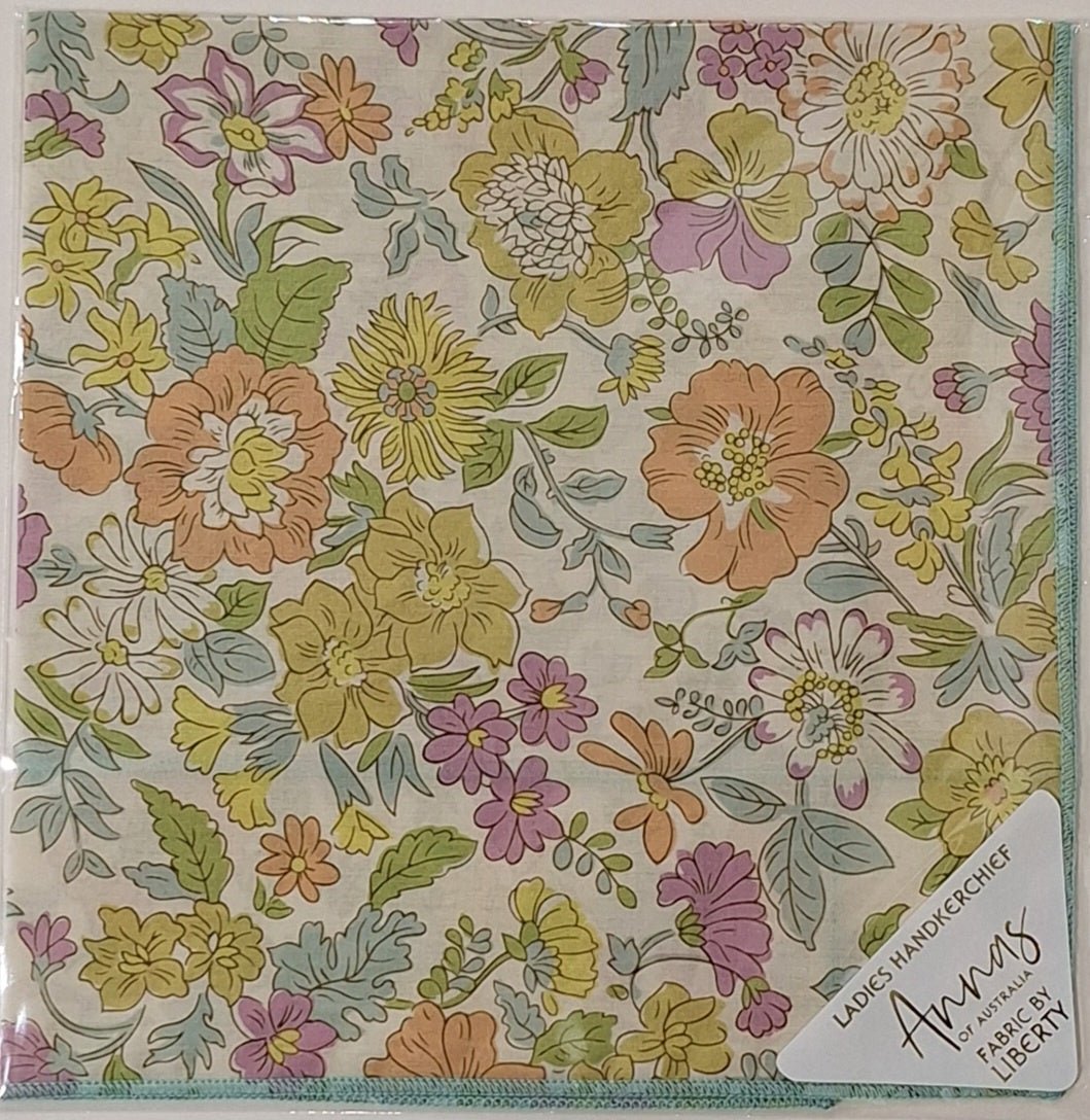 Liberty Print Hankie - Daisy Morisa | Annas of Australia | Hankies | Thirty 16 Williamstown