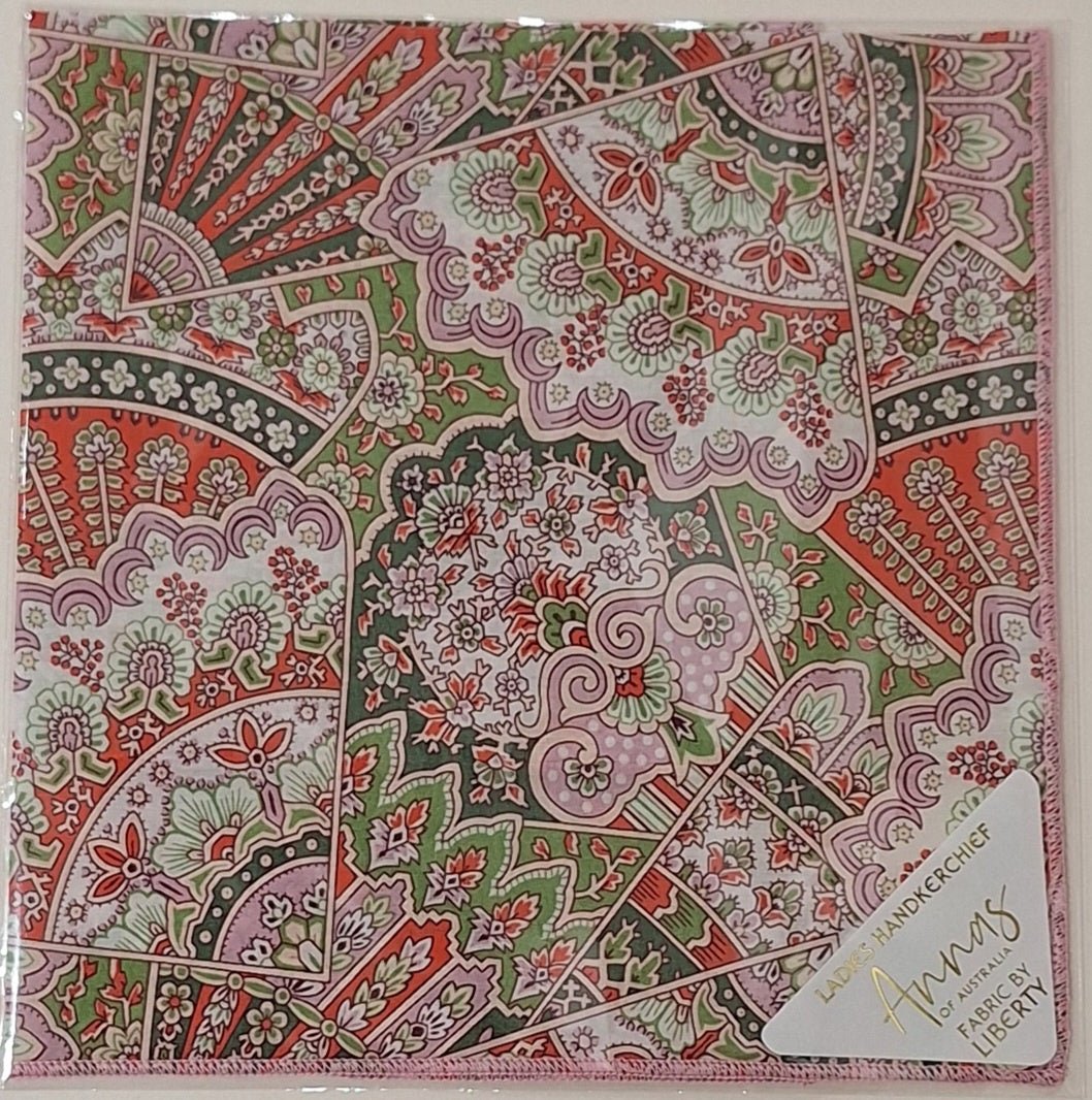 Liberty Print Hankie - Paisley Pink | Annas of Australia | Hankies | Thirty 16 Williamstown