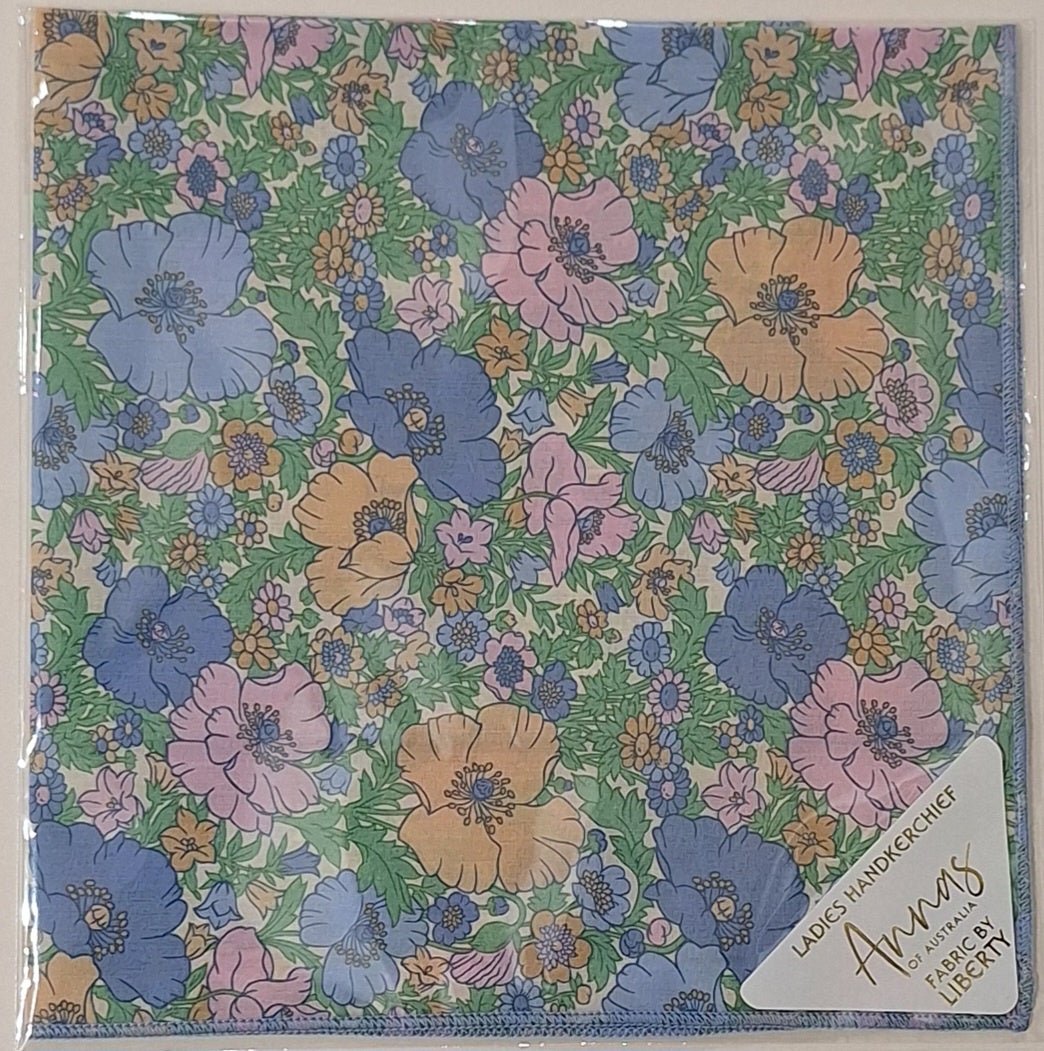 Liberty Print Hankie - Pastel Meadow | Annas of Australia | Hankies | Thirty 16 Williamstown