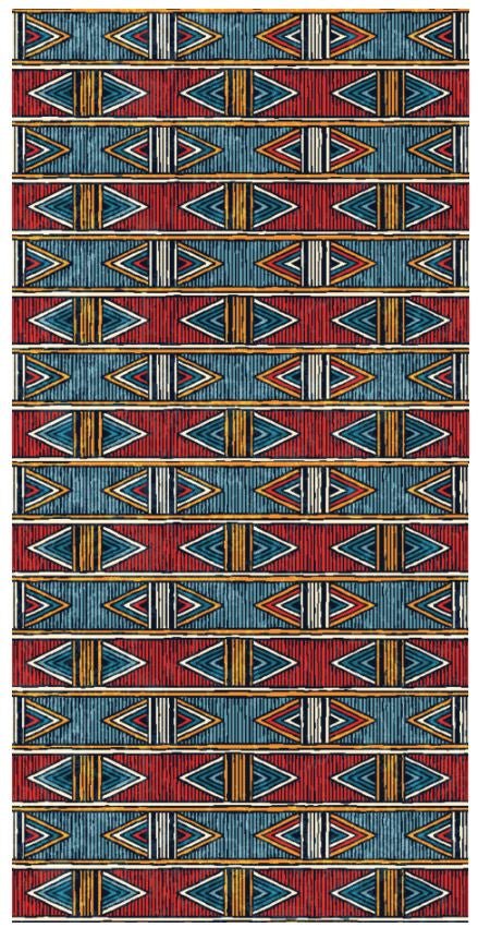 Lightweight Eco Towel - Tribal 1 Red | KE Design | Travel Accessories | Thirty 16 Williamstown