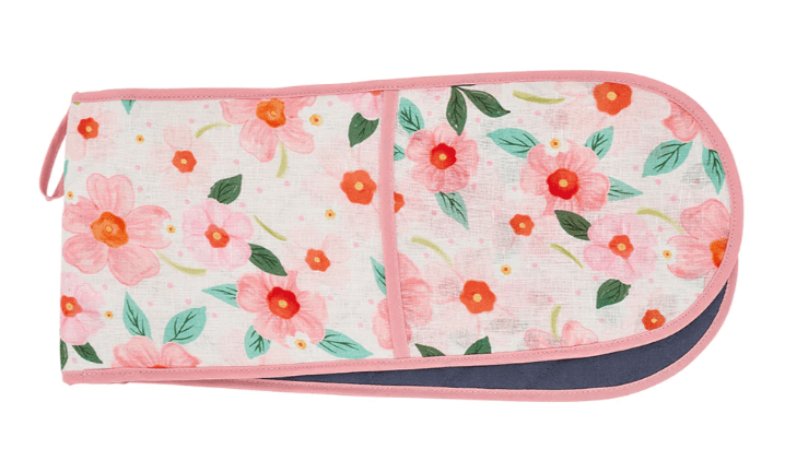 Linen Double Oven Mitt - Meadow Blush | Annabel Trends | Aprons, Mitts &amp; Tea Towels | Thirty 16 Williamstown