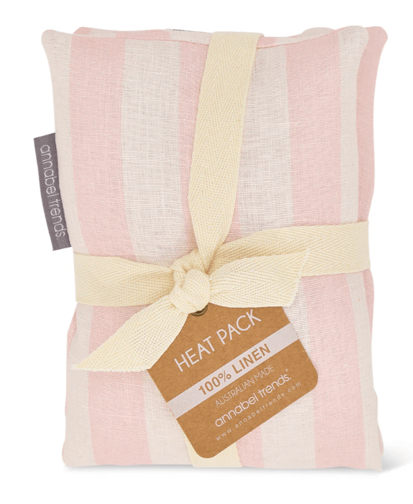 Linen Heat Pillow - Pink Stripe | Annabel Trends | Heat Packs, Eye Pillows & Masks | Thirty 16 Williamstown