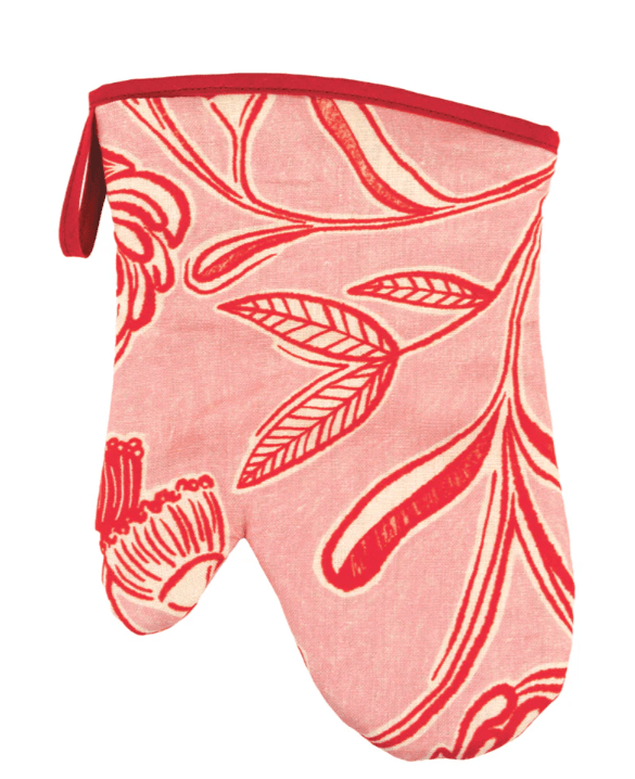 Linen Oven Mitt - Trailing Natives | Annabel Trends | Aprons, Mitts & Tea Towels | Thirty 16 Williamstown