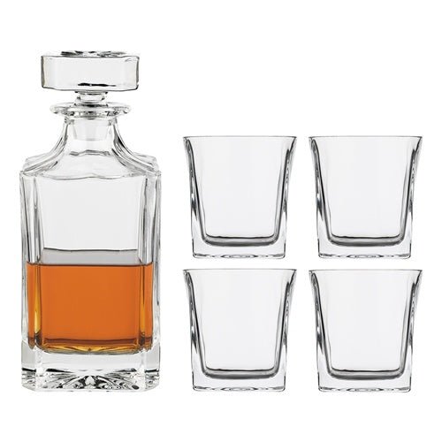 Louis 5 Piece Decanter Set 740ml/250ml | Ecology | Glasses &amp; Jugs | Thirty 16 Williamstown