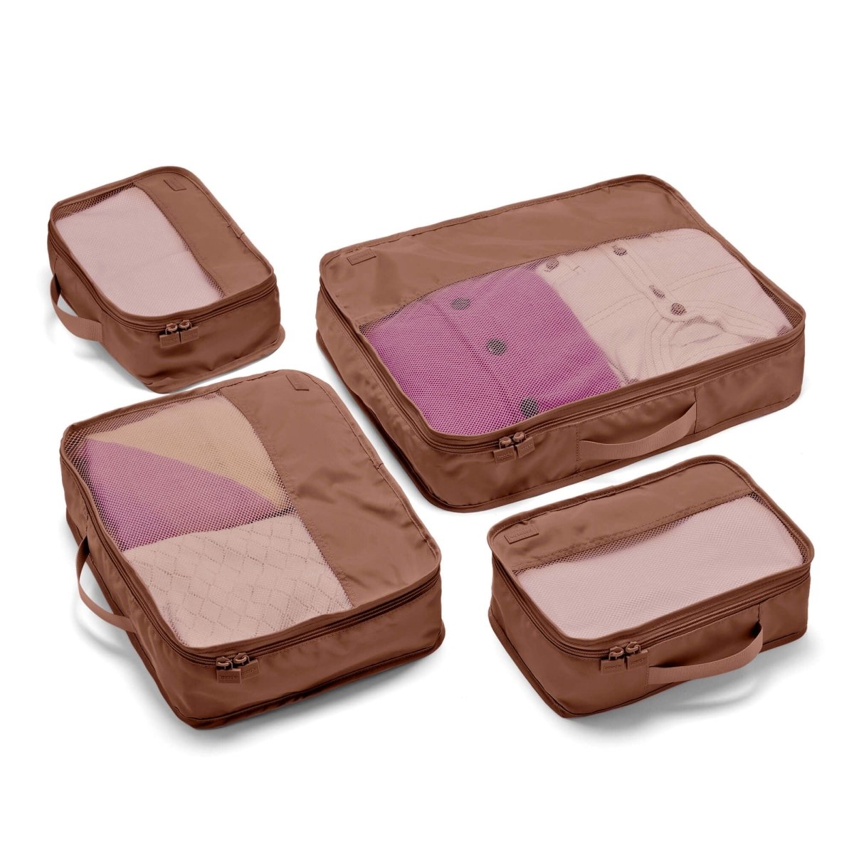 Luggage Organiser 4 Pack - Mocha | Lapoche | Travel Accessories | Thirty 16 Williamstown