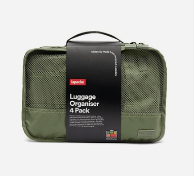 Luggage Organiser 4 Pack - Olive | Lapoche | Travel Accessories | Thirty 16 Williamstown