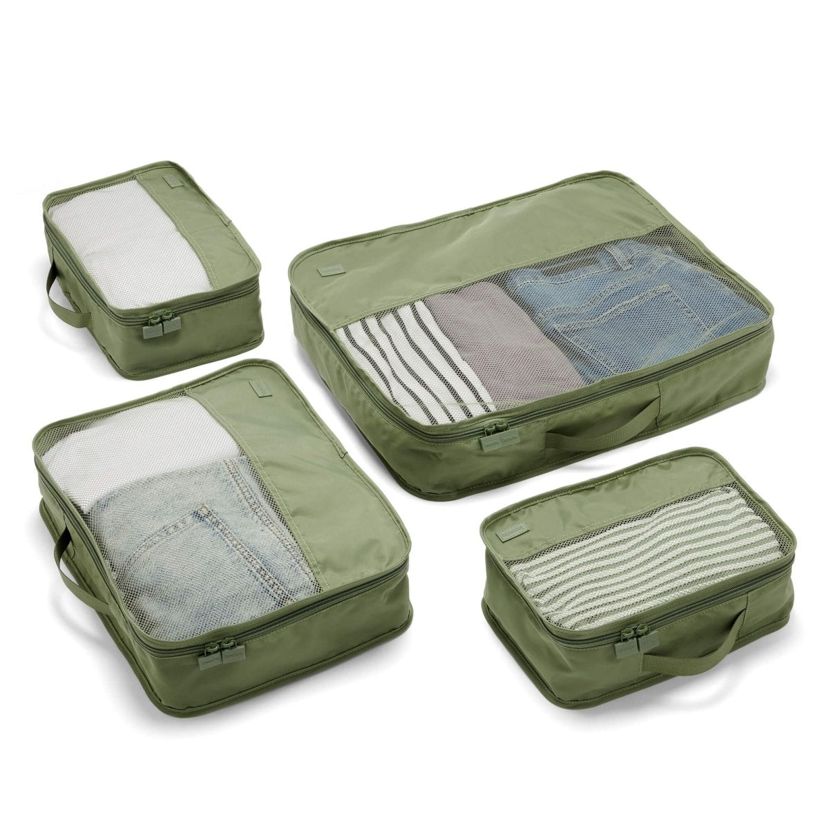 Luggage Organiser 4 Pack - Olive | Lapoche | Travel Accessories | Thirty 16 Williamstown